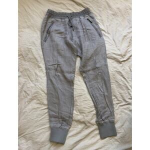 Zara Man Black Tag Lightweight Parachute Nylon Cotton Pants